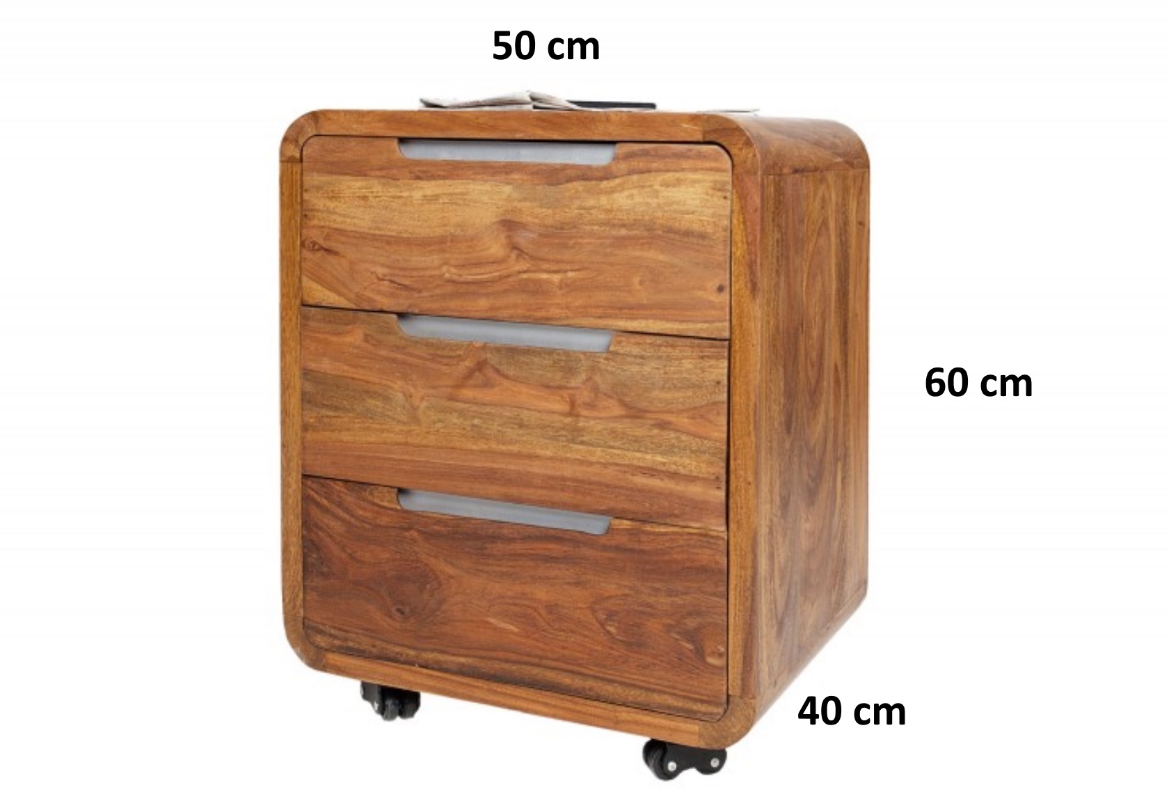 kontener-fidżi-brąz,drewniany kontener, kontenerek biurowy